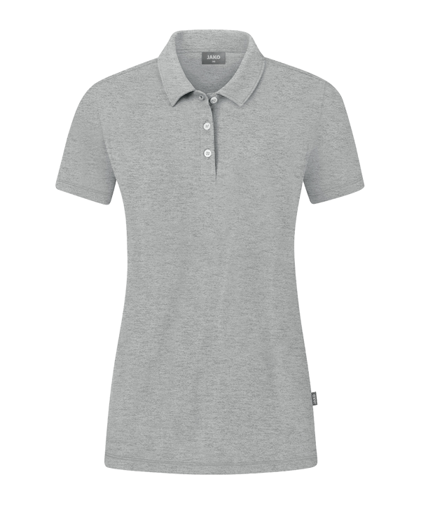 JAKO Organic Stretch Polo Shirt Damen Grau F520 - grau