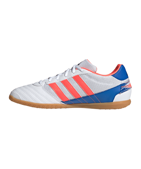 adidas Super Sala IN Halle Weiss Rot Blau - weiss