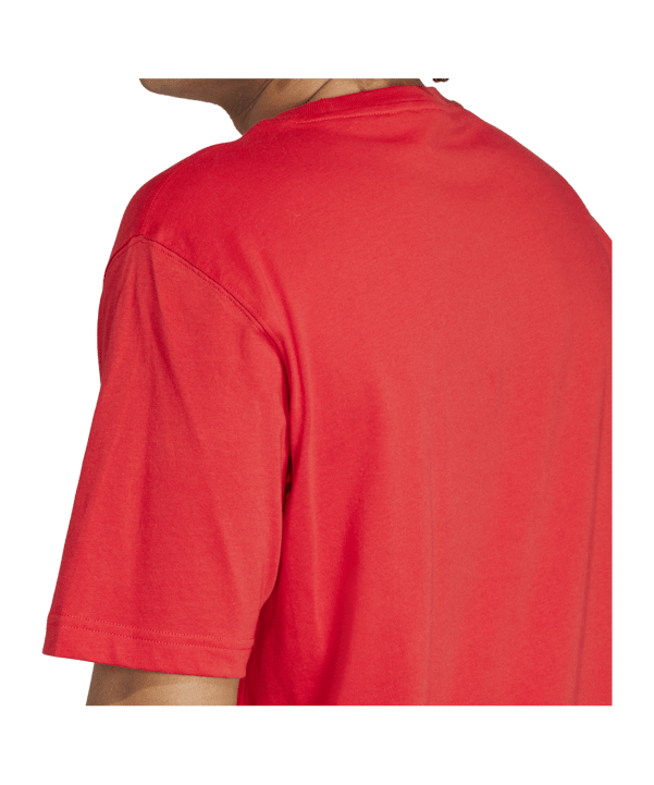 adidas Originals Adicolor Trefoil T-Shirt Rot - rot
