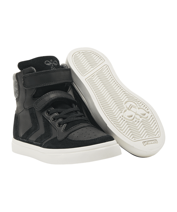 Hummel Stadil Winter High Sneaker Kids Schwarz F2001 - schwarz
