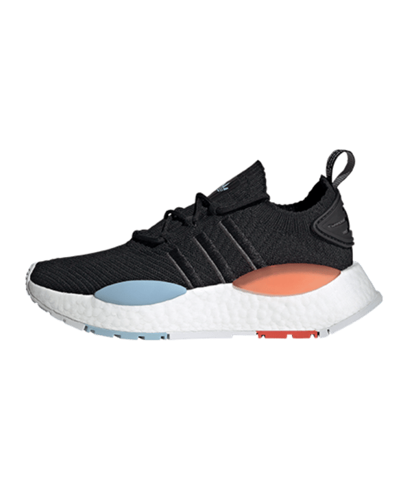 adidas Originals NMD_W1 Damen Schwarz Weiss Blau - schwarz