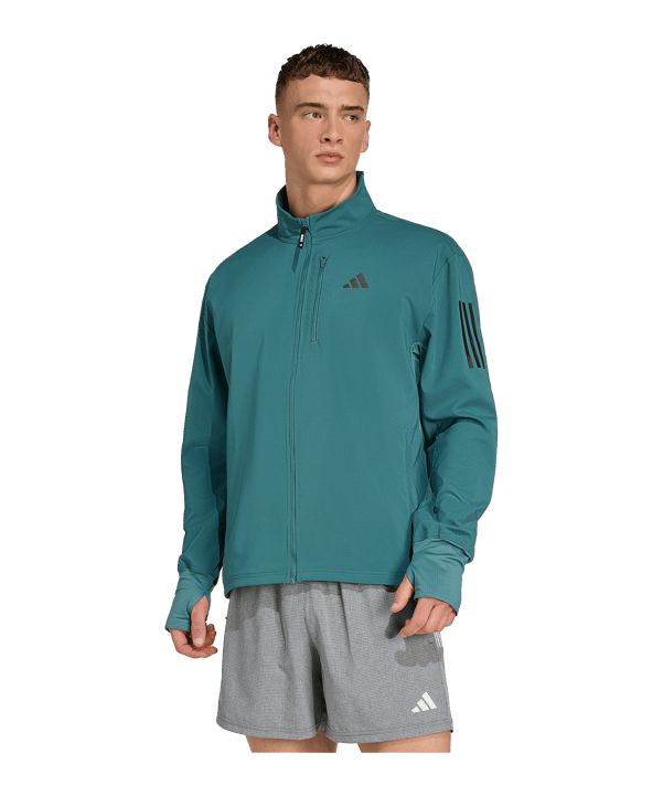 adidas Own The Run Winterized Jacket Jacke Grün - verde