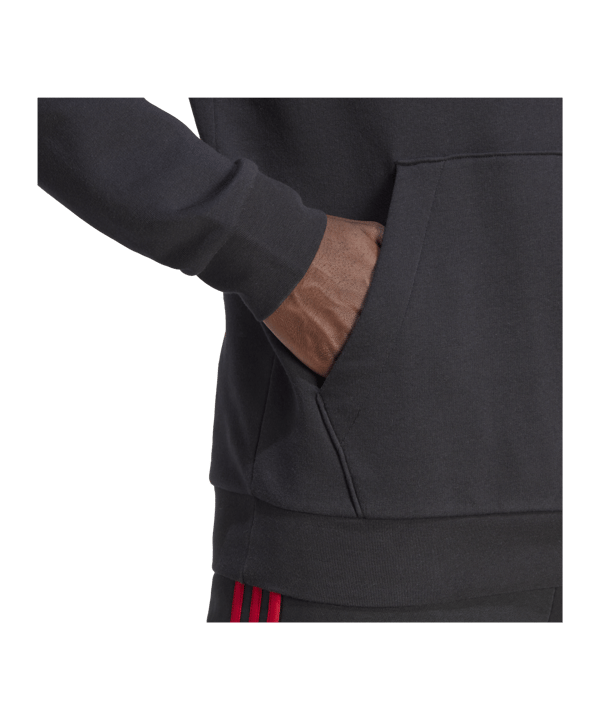adidas Manchester United DNA Hoody Schwarz - schwarz