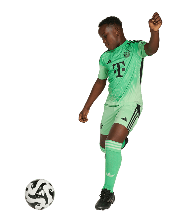 adidas FC Bayern München Torwarttrikot 2025/2026 Kids Grün - gruen