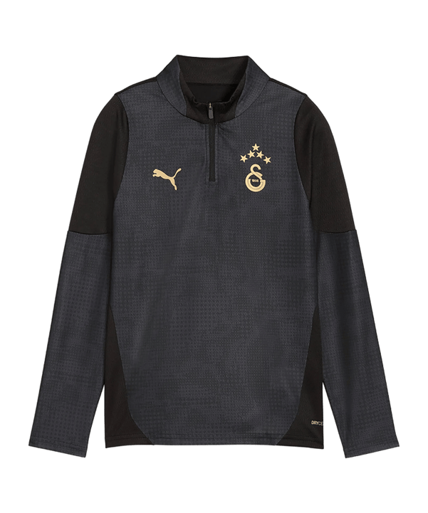 PUMA Galatasaray Istanbul Training 1/4 Zip Sweatshirt Enfants Noir C10 - noir