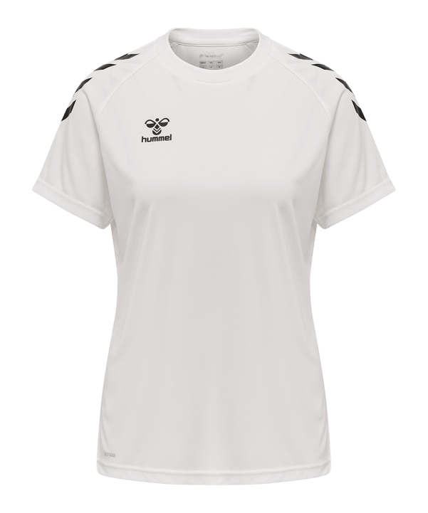 Hummel hmlCORE XK Poly T-Shirt Damen Weiss F9001 - weiss