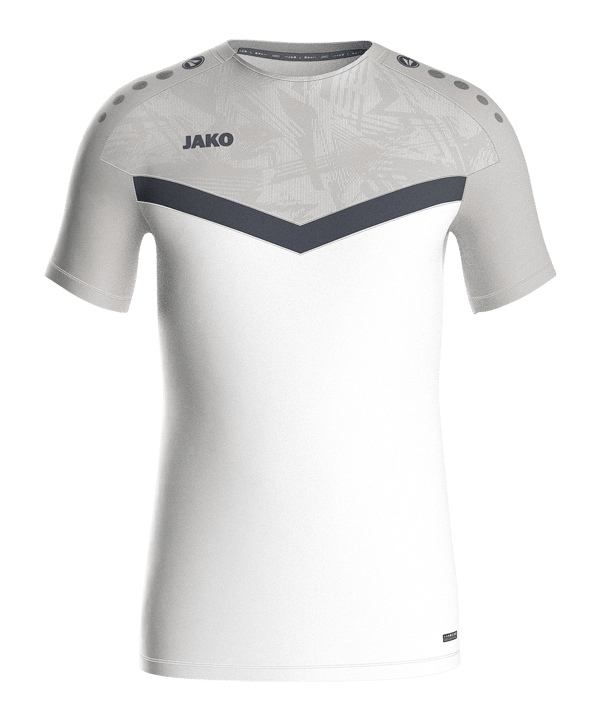 JAKO Icon T-Shirt Kids Weiss Grau F016 - weiss