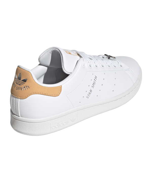 adidas Originals Stan Smith Damen Weiss Orange - weiss