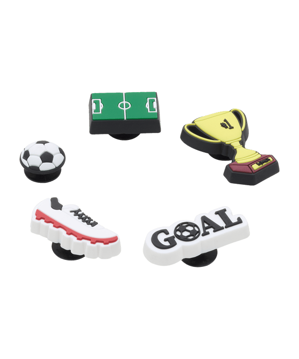 Crocs Soccer Star 5 Pack Accessoire Mehrfarbig - mehrfarbig