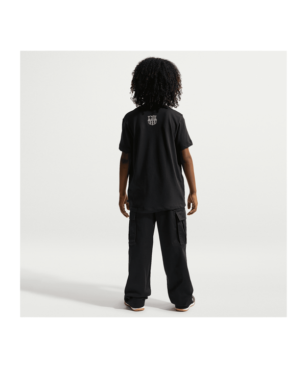 Nike FC Barcelone Swoosh T-Shirt Enfants Noir C010 - noir