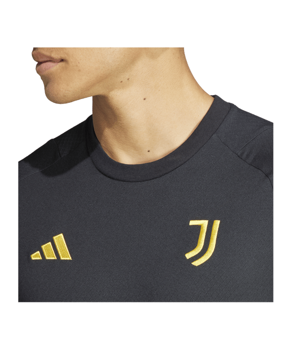 adidas Juventus Turin T-Shirt Schwarz - schwarz