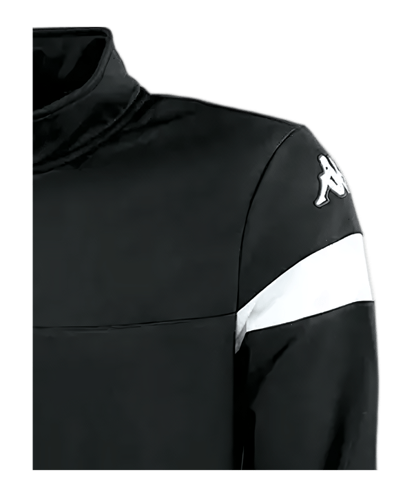 Kappa Novare 1/4 Zip Felpa Nero - nero
