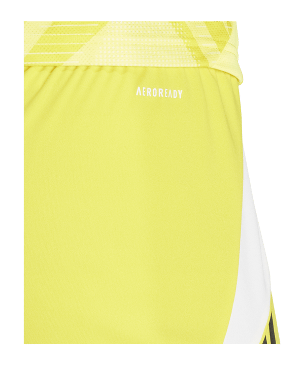 adidas Tiro 24 Short Damen Gelb Schwarz - gelb