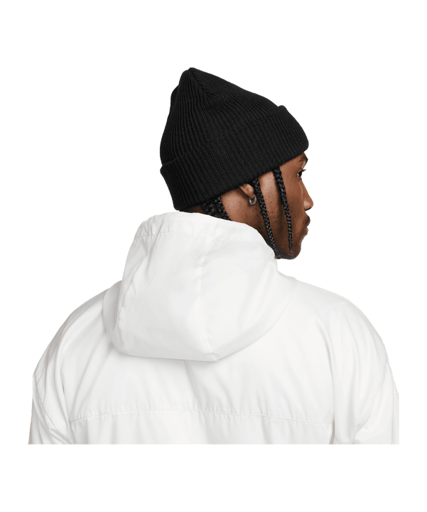 Nike Peak Beanie Schwarz F010 - schwarz