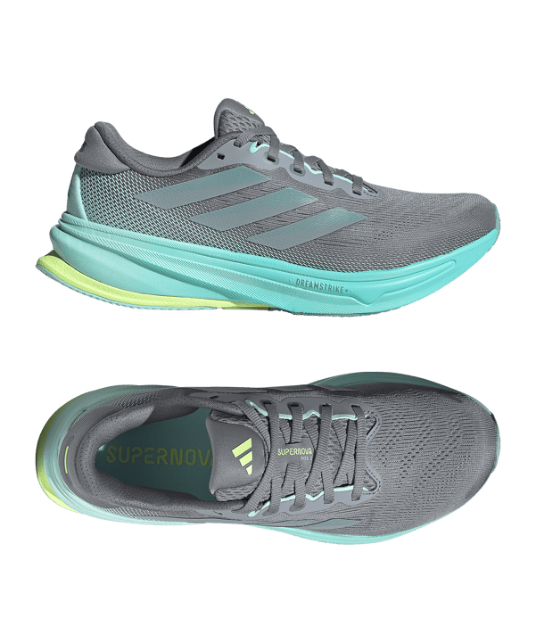 adidas Damen Supernova Rise 2 Laufschuh Grau - grau