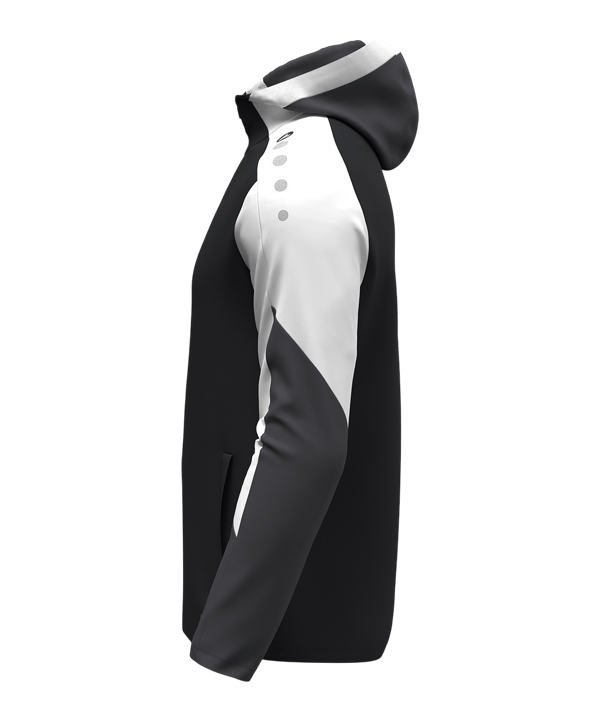 JAKO Dynamic Kapuzenjacke Kids Schwarz F826 - schwarz