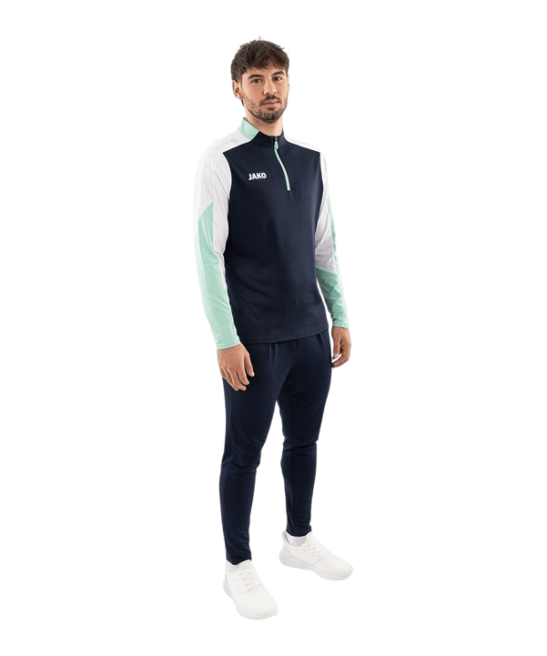 JAKO Dynamic Ziptop Sweatshirt Blau F915 - blau