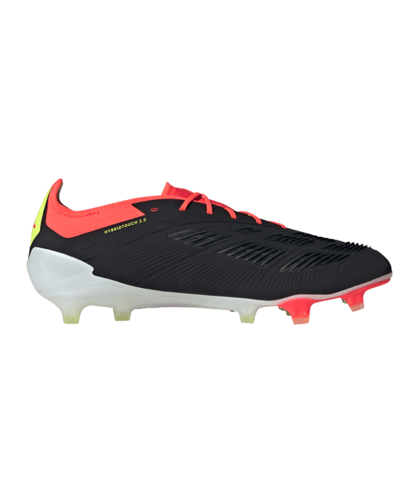 adidas Predator Elite FG Solar Energy Schwarz Weiss Rot - schwarz