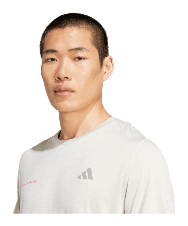 adidas Own the Run T-Shirt Grau - grau