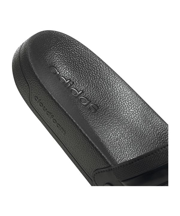 adidas Adilette Shower Badelatsche Schwarz - schwarz