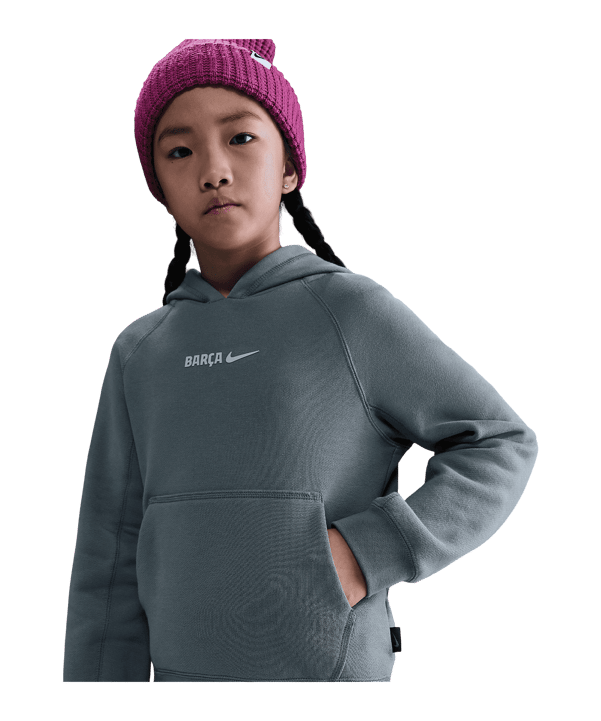 Nike FC Barcelona NSW Air Hoody Kids Grau F084 - grau