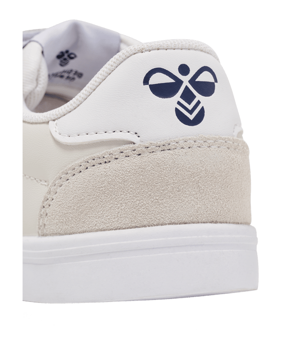 Hummel Slimmer Stadil Leather Low Sneaker Kids Weiss F9001 - weiss