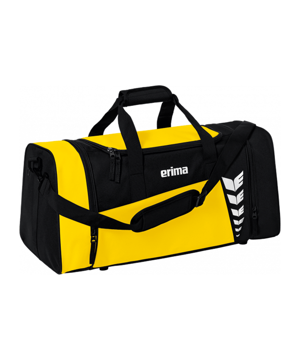 Erima Six Wings Sporttasche Gr. L Gelb Schwarz - gelb