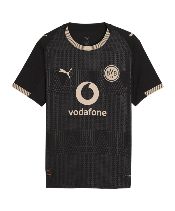 PUMA Borussia Dortmund Rote Erde Authentic Trikot 2025/2026 Schwarz F23 - schwarz