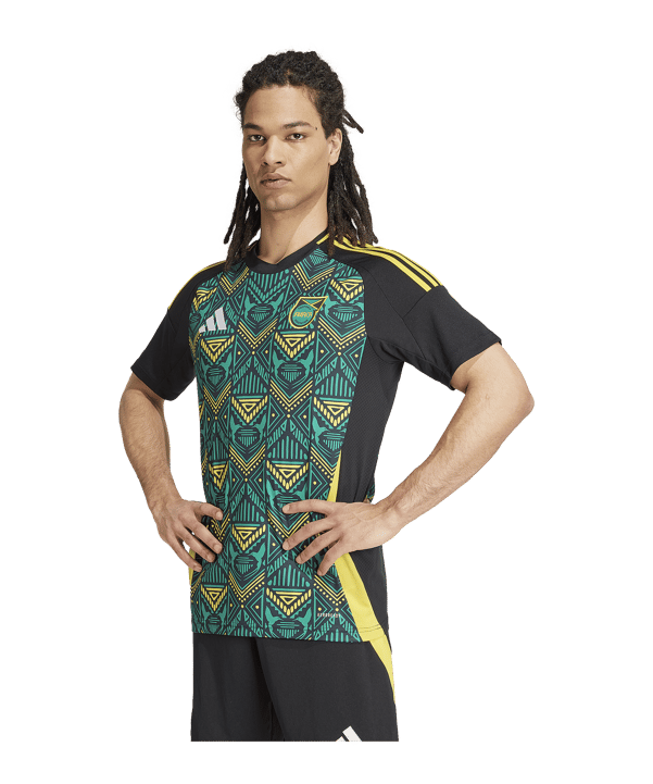 adidas Jamaica Trikot Away 2024 Schwarz - schwarz