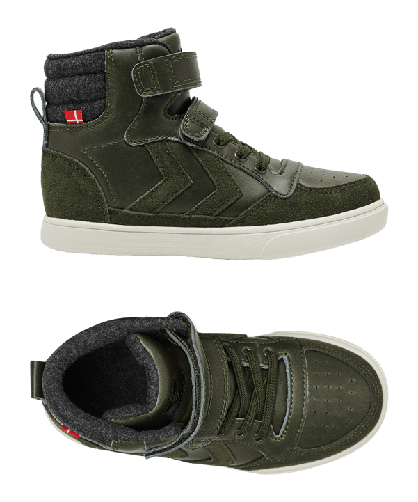 Hummel Stadil Winter High Boots Kids Grün F6297 - gruen