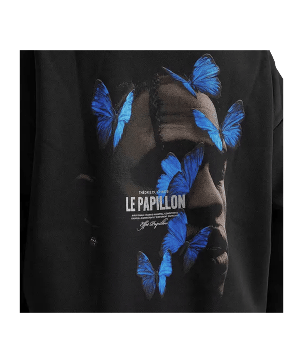 Mister Tee Le Papillon Oversized Hoody Schwarz - schwarz