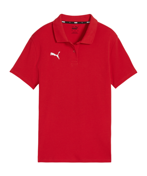 PUMA teamGOAL Casuals Poloshirt Damen Rot F01 - rot