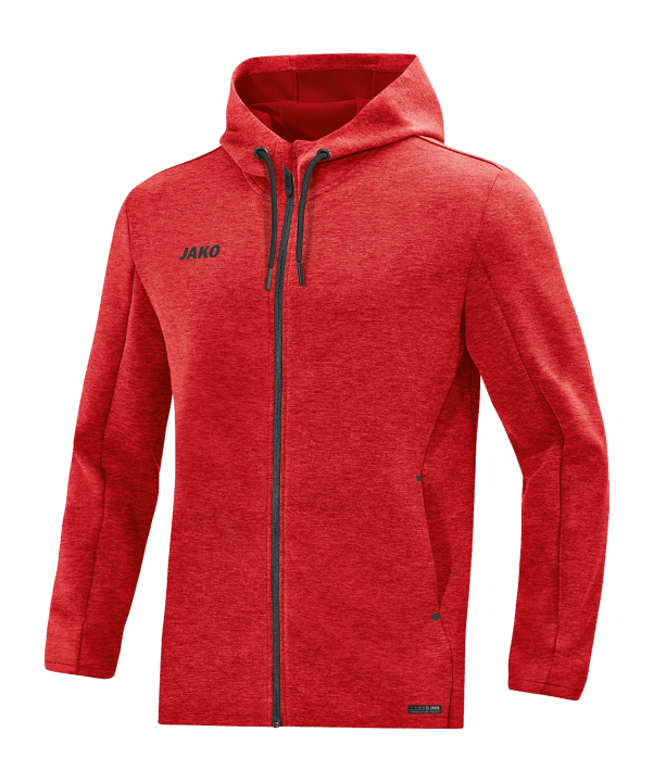 JAKO Premium Basic Veste à capuche Rouge C001 - rouge