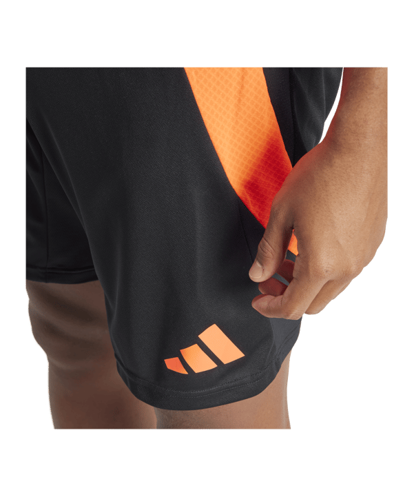 adidas Tiro 24 Pro Trainingsshort Schwarz Rot - schwarz