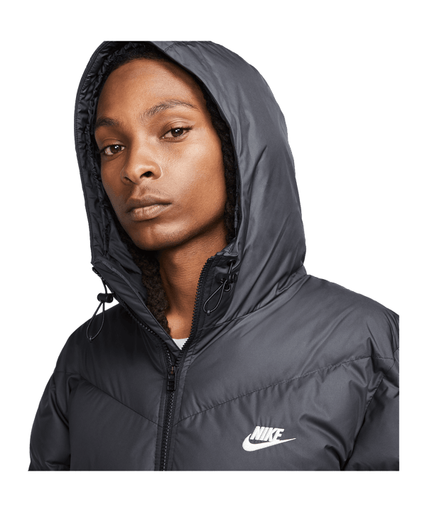 Nike Parka Jacke Schwarz F010 - schwarz