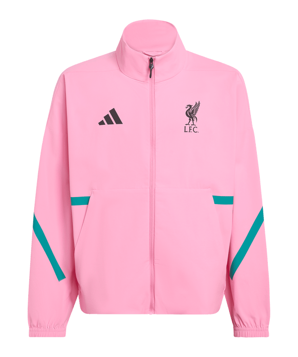 adidas FC Liverpool Anthem Jacke Kids Rosa - rosa