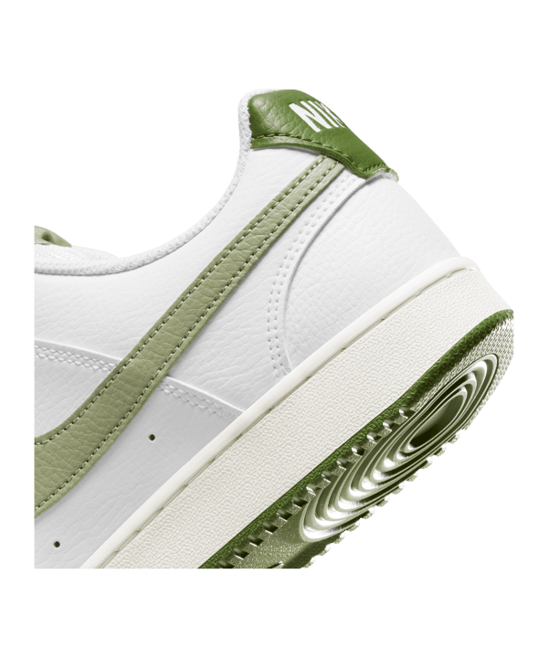 Nike Court Vision Low Weiss Grün F100 - weiss