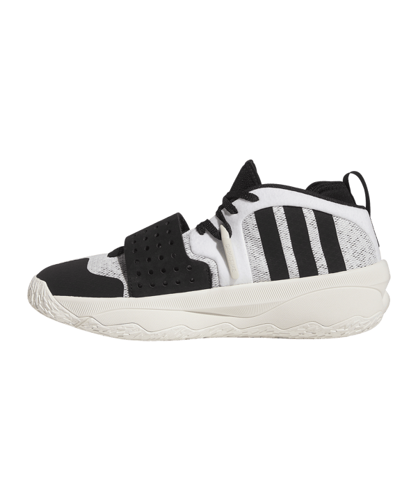 adidas Dame 8 Extply Weiss Schwarz - weiss