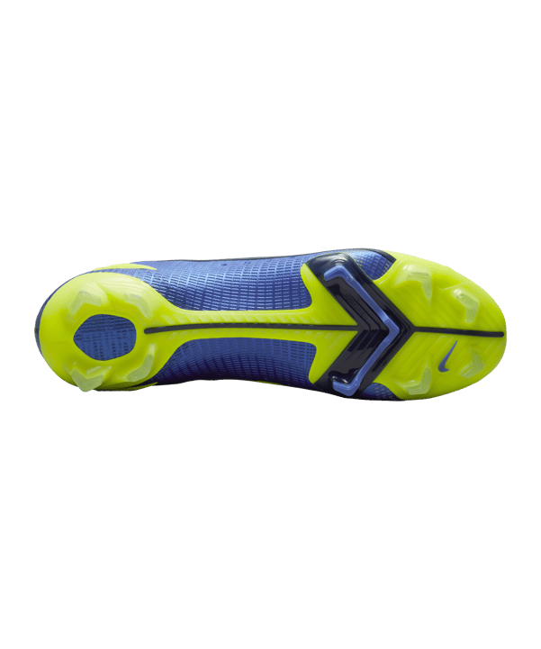 Nike Mercurial Vapor XIV Recharge Elite FG Blau Gelb F574 - blau