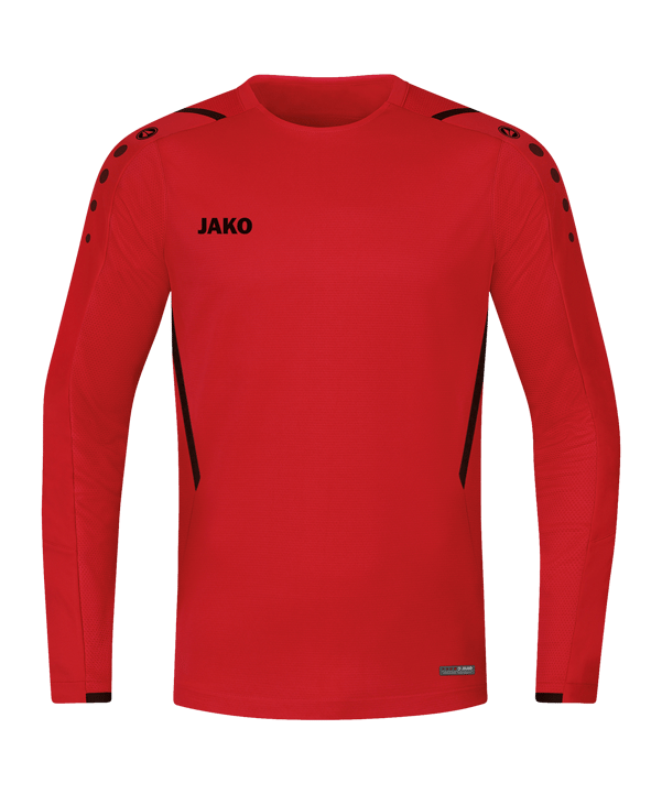 JAKO Challenge Sweatshirt Rot Schwarz F101 - rot
