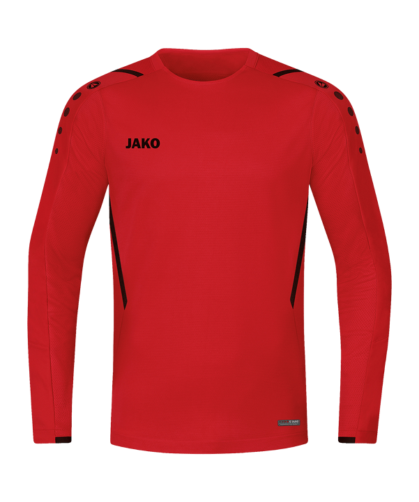 JAKO Challenge Sweatshirt Rot Schwarz F101