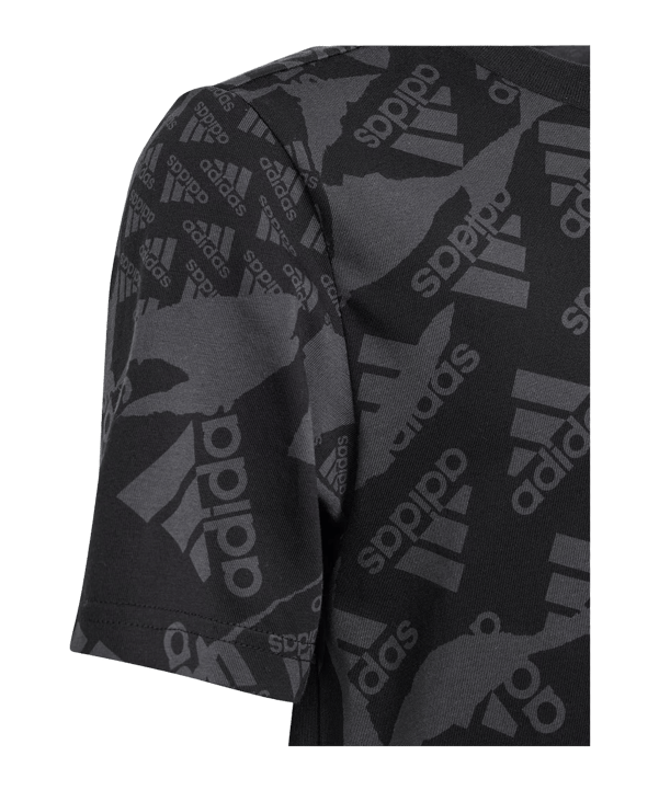 adidas T-Shirt Kids Schwarz - schwarz
