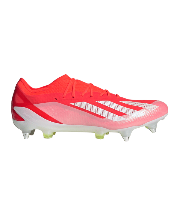 adidas X Crazyfast Elite SG Energy Citrus Rot Weiss Gelb - rot