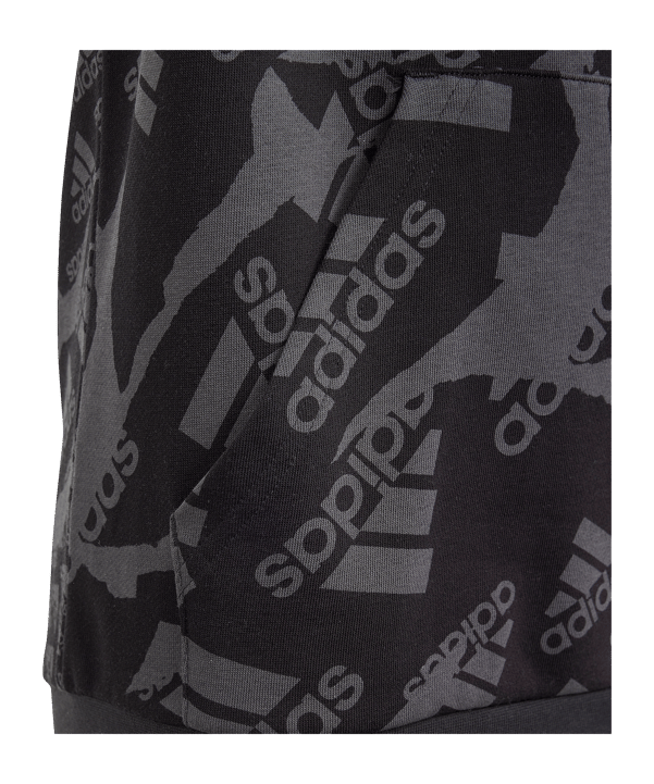 adidas Hoody Kids Schwarz - schwarz