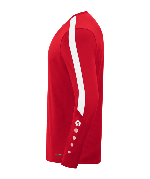 JAKO Power Sweatshirt Kids Rot Weiss F100 - rot