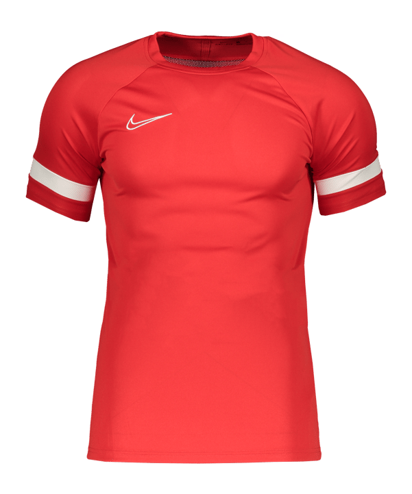 Nike Academy 21 T-Shirt Rot Weiss F658 - rot