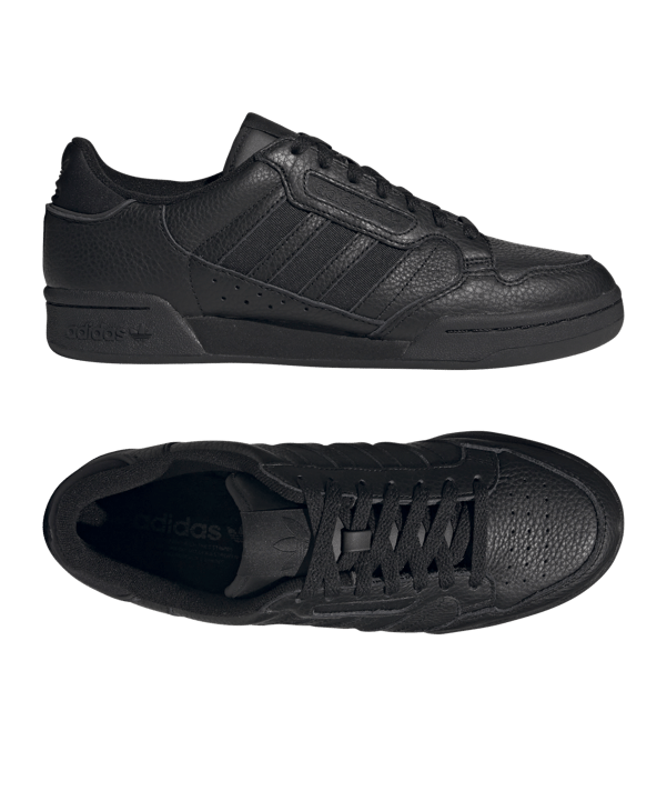 adidas Originals Continental 80 Stripes Schwarz - schwarz
