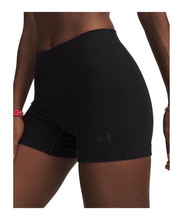 Under Armour Seamless Cotton Shorty Tight Damen Schwarz F008 - schwarz