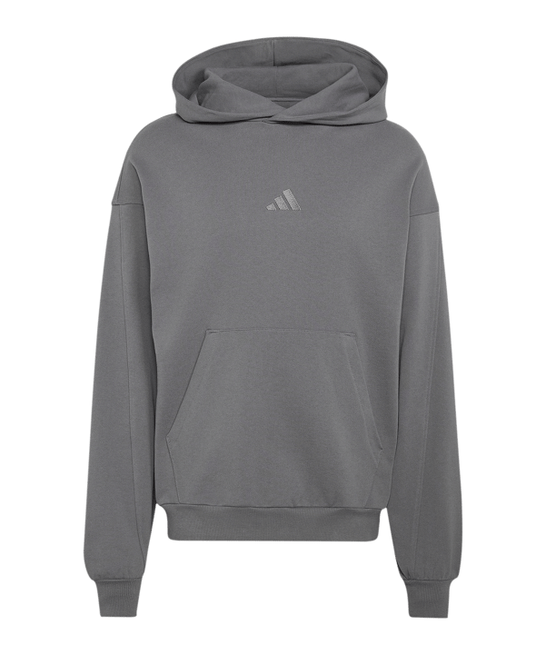 adidas Kit Small Logo Hoody Grigio - grigio