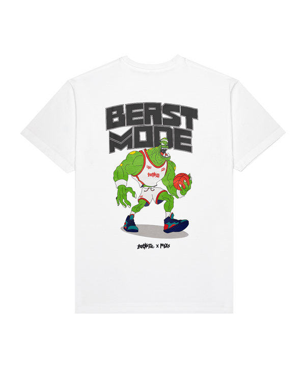 Bucketz Beastmode T-Shirt Weiß - weiss